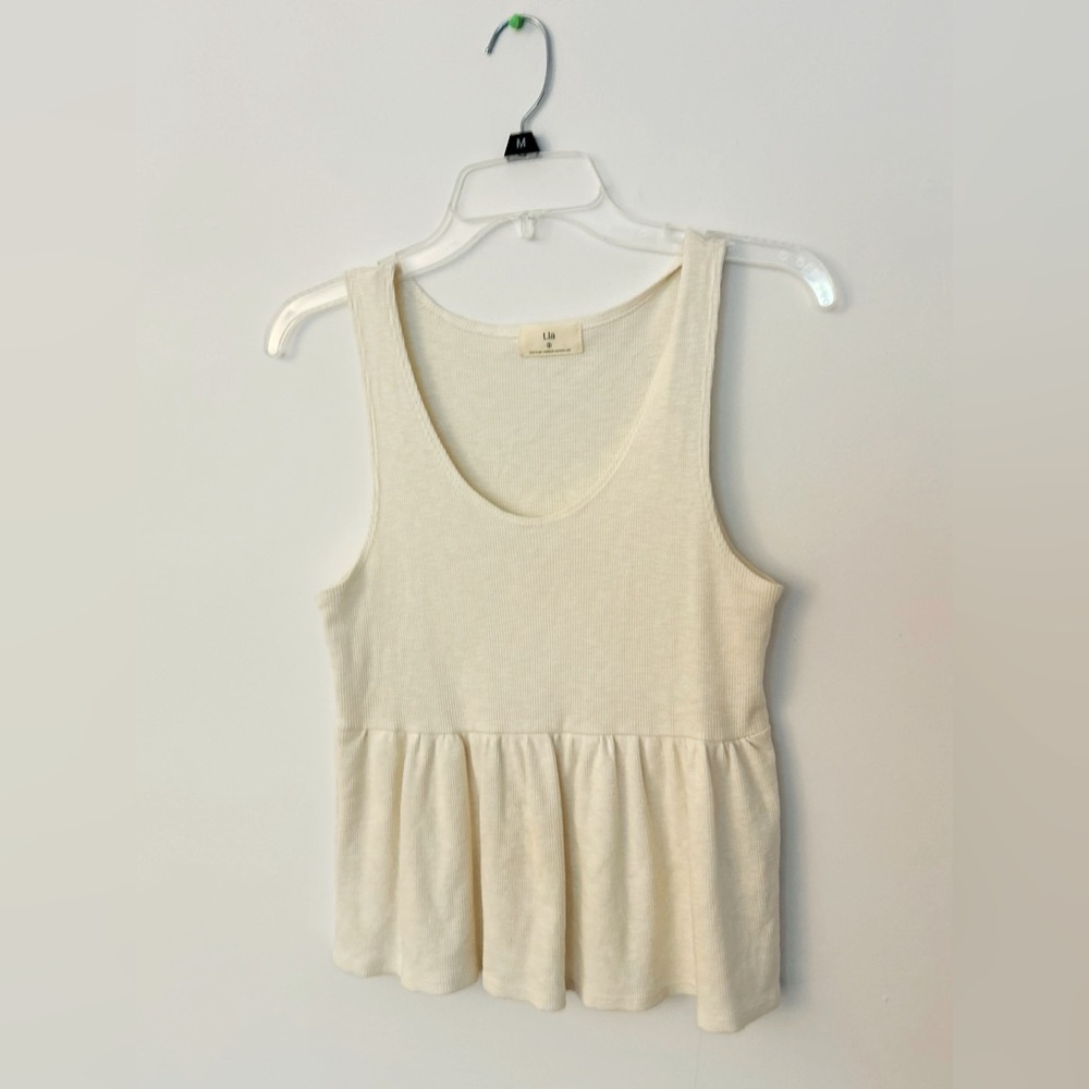 Anthropologie Sleeveless Baby Doll Top, Size Small